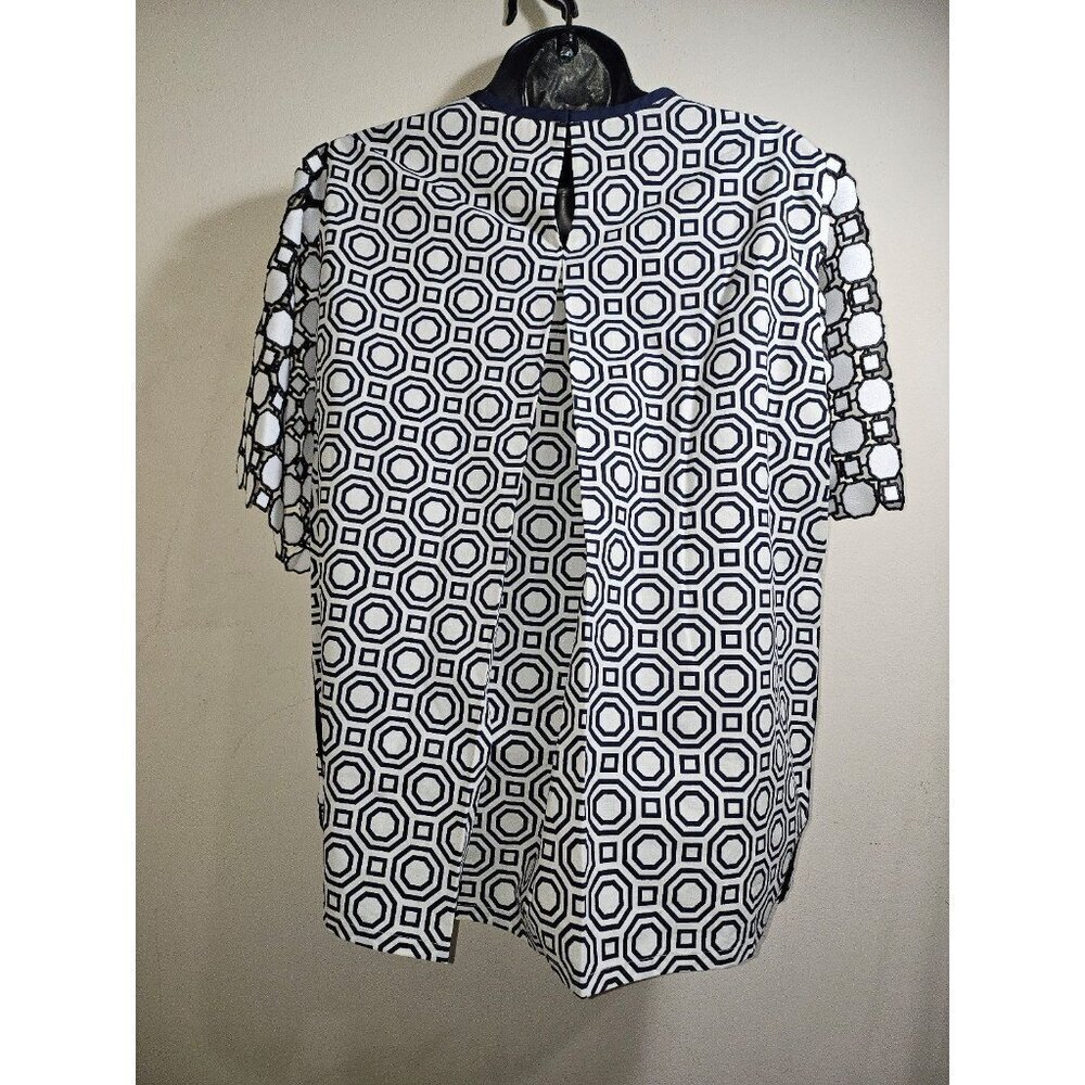 NWT Tory Burch Gloria Geometric Top 6 Medium - Picture 6 of 12